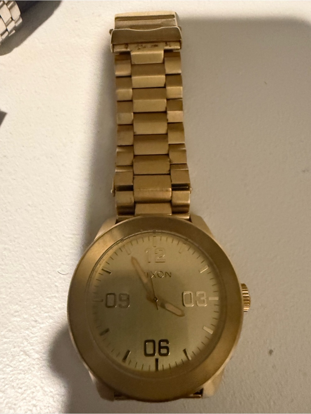 Nixon Gold-Tone Alloy Bracelet Watch